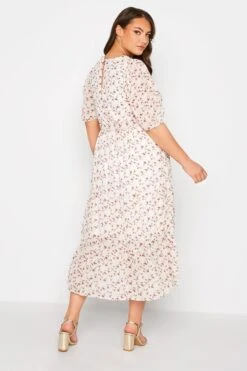 YOURS LONDON - Robe Maxi Blanche Smocké Petite Fleurs -GrandeTendance Boutique 6278b2d6 48b7 48 161124 C