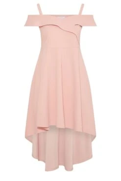 YOURS LONDON - Robe Rose Midi Bardot Demoiselle D'Honneur 13 YOURS LONDON - Robe Rose Midi Bardot Demoiselle D'Honneur -GrandeTendance Boutique 6290729d ef1e 43 161218 F