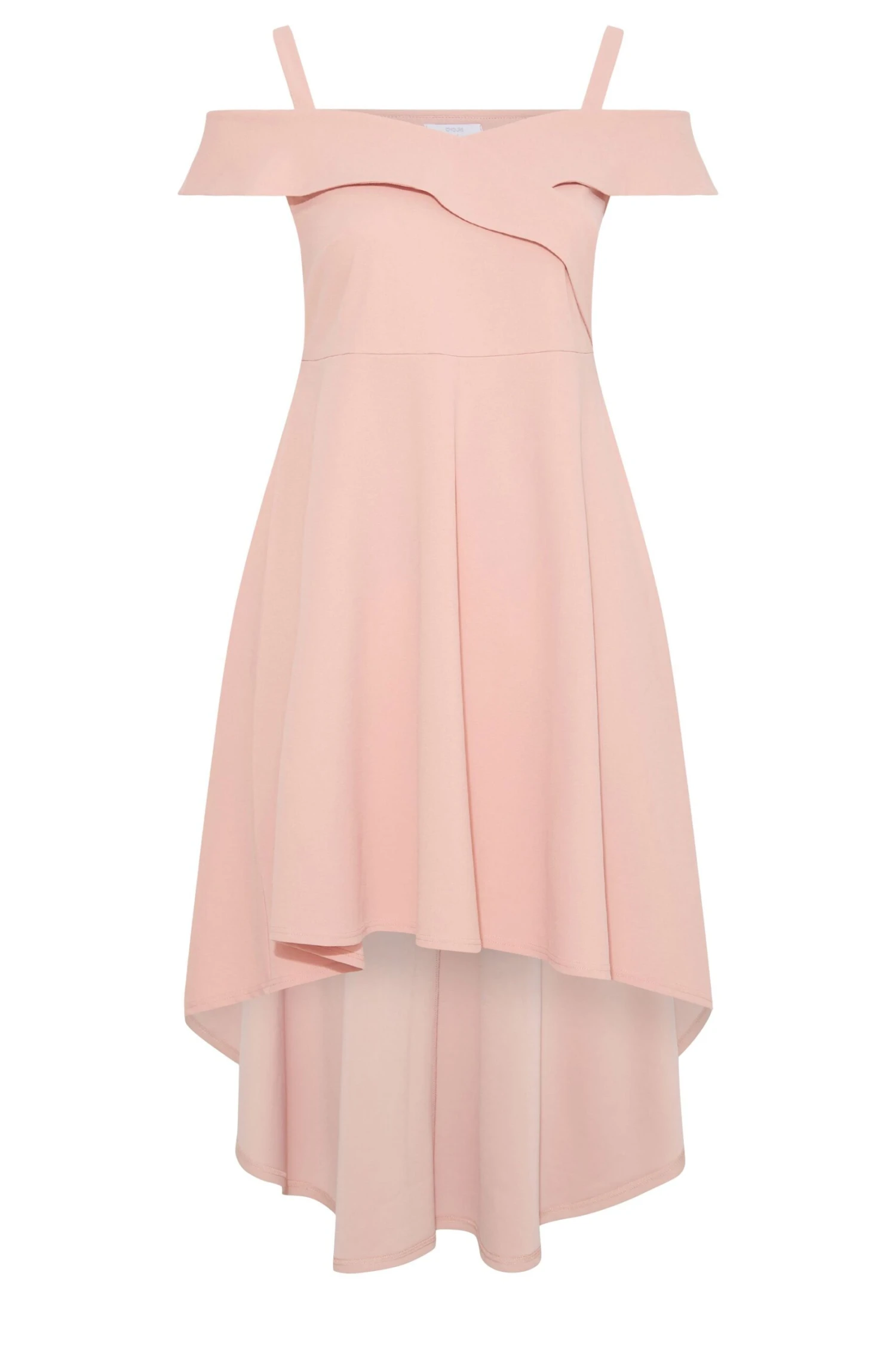 YOURS LONDON - Robe Rose Midi Bardot Demoiselle D'Honneur 7 YOURS LONDON - Robe Rose Midi Bardot Demoiselle D'Honneur – Image 5