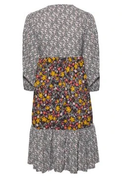 LIMITED COLLECTION - Robe Cache-Coeur Noire Contrastée Floral Jaune 15 LIMITED COLLECTION - Robe Cache-Coeur Noire Contrastée Floral Jaune -GrandeTendance Boutique 62ee0436 1b17 45 214898 Y