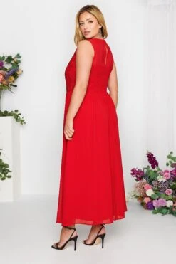YOURS LONDON - Robe Rouge Maxi En Mousseline Demoiselle D'Honneur 13 YOURS LONDON - Robe Rouge Maxi En Mousseline Demoiselle D'Honneur -GrandeTendance Boutique 64478a7b 6d30 43 161892 D