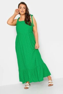 YOURS - Robe Maxi Verte Broderie Anglaise Volantée 10 YOURS - Robe Maxi Verte Broderie Anglaise Volantée -GrandeTendance Boutique 657bda5b 1413 40 137557 B