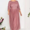 LUXE - Robe Rose Foncée Empiècement Sequin & Tulle 2 LUXE - Robe Rose Foncée Empiècement Sequin & Tulle -GrandeTendance Boutique 65c30548 5878 43 161986 A
