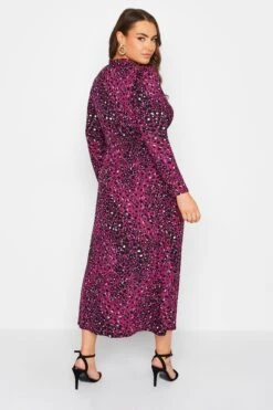 YOURS LONDON - Robe Maxi Plissée Rose Fushia Animal -GrandeTendance Boutique 65ee5942 9166 43 161940 C