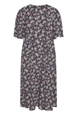 Robe Noire Midi à Fente Design Floral 14 Robe Noire Midi à Fente Design Floral -GrandeTendance Boutique 6695e37f e14b 42 173812 X