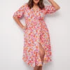 LIMITED COLLECTION - Robe Midaxi Rose Floral Orange Cache-Coeur 2 LIMITED COLLECTION - Robe Midaxi Rose Floral Orange Cache-Coeur -GrandeTendance Boutique 67e4c768 47e6 42 215506 L1