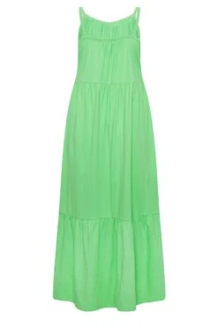 YOURS - Robe Verte Volantée Fines Bretelles Maxi En Jersey 15 YOURS - Robe Verte Volantée Fines Bretelles Maxi En Jersey -GrandeTendance Boutique 68247ee3 4721 4b 137362 Y