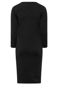 LIMITED COLLECTION - Robe Noire Midi Croisée Manches Longues 15 LIMITED COLLECTION - Robe Noire Midi Croisée Manches Longues -GrandeTendance Boutique 699f8504 ff71 48 215143 Y