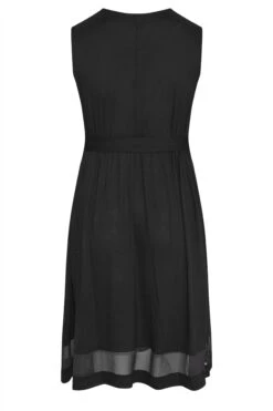 Robe Noire Empiècement Filet Patineuse -GrandeTendance Boutique 6a63a775 bac8 4e 300805 Y