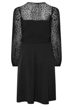 YOURS LONDON - Robe Noire Patineuse Manches En Filet Léopard 15 YOURS LONDON - Robe Noire Patineuse Manches En Filet Léopard -GrandeTendance Boutique 6a648fa9 ea15 46 161756 Y