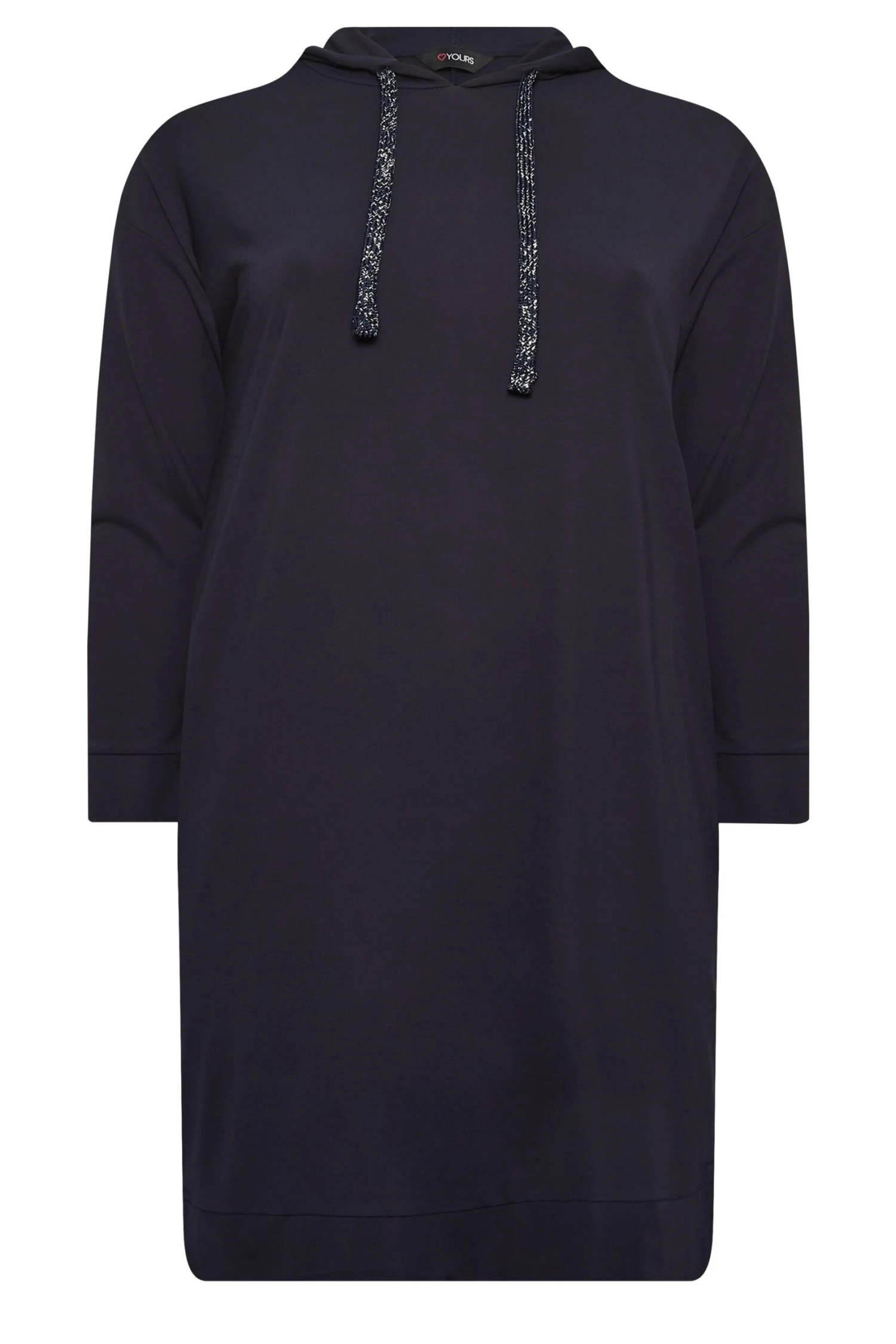 YOURS - Robe-Pull Bleue Marine à Capuche & Poches 8 YOURS - Robe-Pull Bleue Marine à Capuche & Poches – Image 6