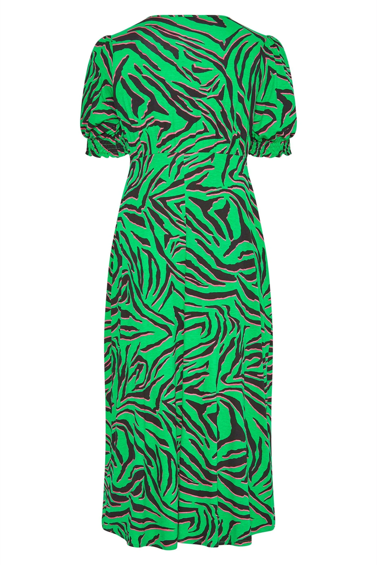 YOURS LONDON - Robe Verte Imprimé Zébré 9 YOURS LONDON - Robe Verte Imprimé Zébré – Image 7