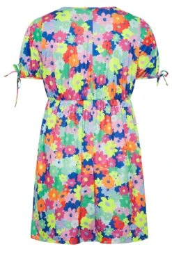 LIMITED COLLECTION - Robe Courte Multi-Floral -GrandeTendance Boutique 6e3de6a1 05bc 47 215780 Y