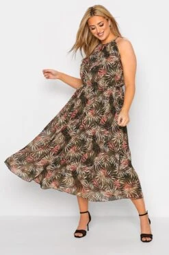 YOURS LONDON - Robe Verte Kaki Imprimé Tropical 11 YOURS LONDON - Robe Verte Kaki Imprimé Tropical -GrandeTendance Boutique 6e6b212a 905a 4d 161184 A