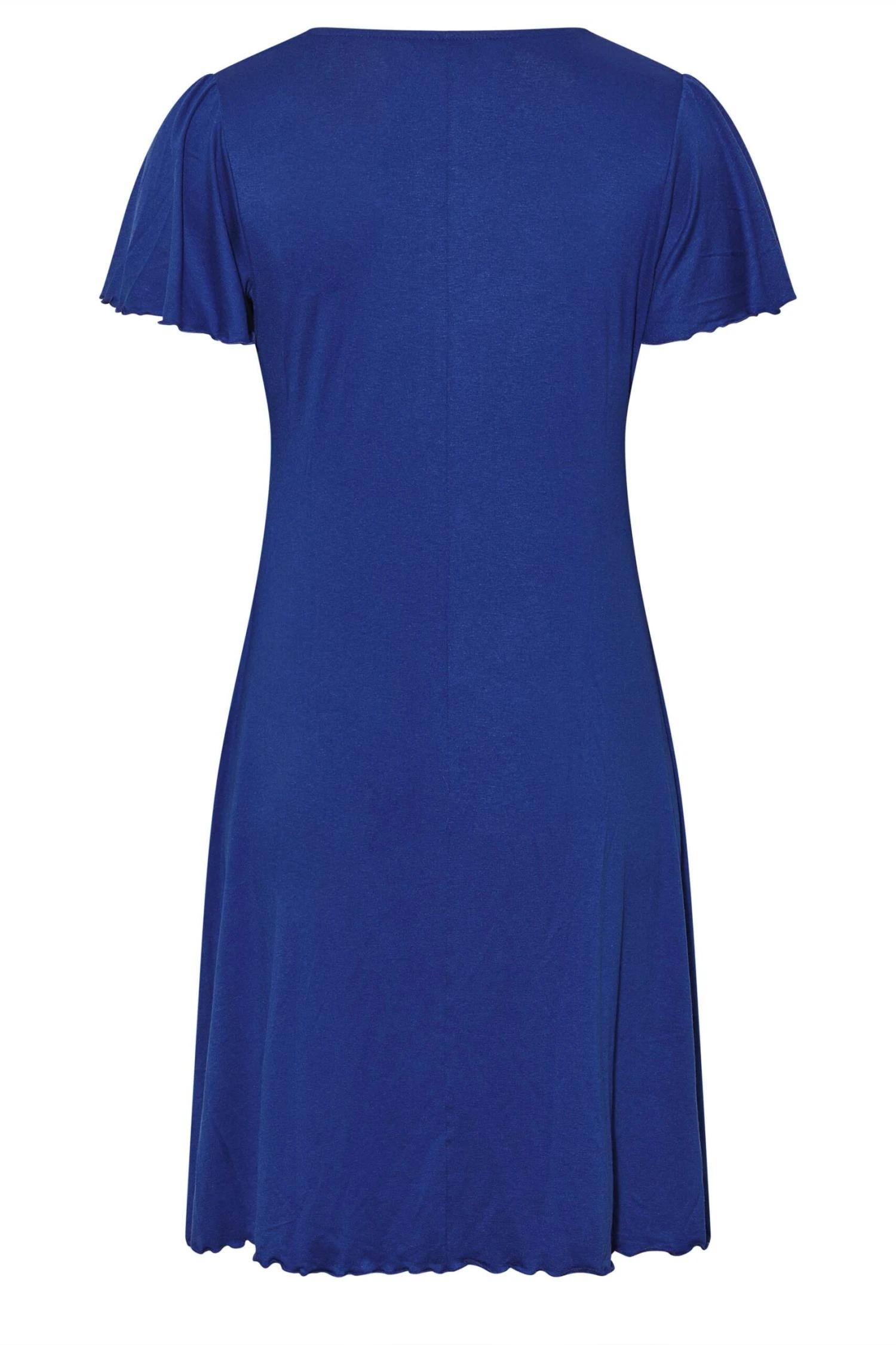 Robe Bleue Roi Midi Empiècement Crochet 9 Robe Bleue Roi Midi Empiècement Crochet – Image 7