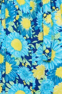 LIMITED COLLECTION - Robe Bleue & Jaune Floral Midaxi Volanté -GrandeTendance Boutique 6f70f048 96ae 4f 215496 Z