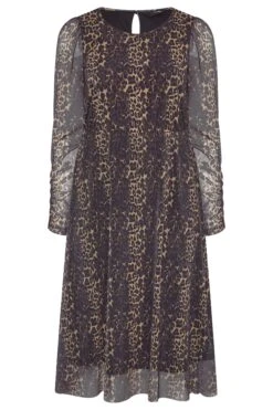 Robe Marron Midi Léopard En Filet Manches Longues 14 Robe Marron Midi Léopard En Filet Manches Longues -GrandeTendance Boutique 70ae1c98 f0bf 4f 300315 X