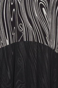 YOURS - Robe Noire Design Marbré En Mousseline -GrandeTendance Boutique 72363a01 fe7c 4f 301197 Z