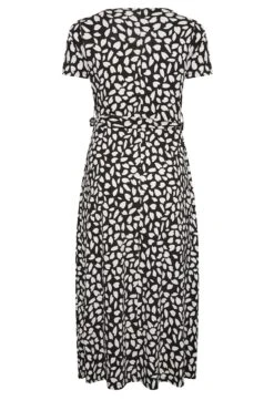 YOURS - Robe Noire Animal Maxi Cache-Coeur -GrandeTendance Boutique 72bc5c25 a44a 48 302059 Y
