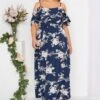 YOURS LONDON - Robe Bleue Floral Style Bardot Demoiselle D'Honneur 1 YOURS LONDON - Robe Bleue Floral Style Bardot Demoiselle D'Honneur -GrandeTendance Boutique 73ad7f3a 2131 45 161090 A