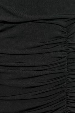 YOURS LONDON - Robe Noire Plissée Encolure Carrée -GrandeTendance Boutique 74567ff8 9fc6 41 161811 Z