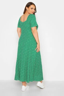 LIMITED COLLECTION - Robe Verte Maxi Design à Pois -GrandeTendance Boutique 769083dd 0729 41 214444 C