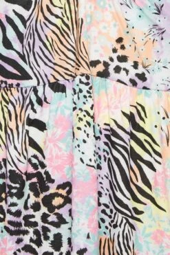 LIMITED COLLECTION - Robe Rose Pastel & Noire Animal 13 LIMITED COLLECTION - Robe Rose Pastel & Noire Animal -GrandeTendance Boutique 76cab1f2 57ce 48 215708 Z