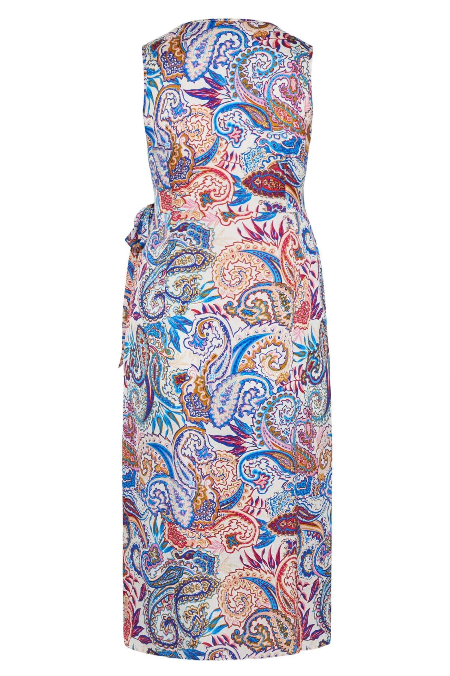 YOURS LONDON - Robe Blanche Cache-Coeur Design Paisley 9 YOURS LONDON - Robe Blanche Cache-Coeur Design Paisley – Image 7