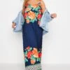 Robe Maxi Fines Bretelles Bleue Marine Bordure Floral 1 Robe Maxi Fines Bretelles Bleue Marine Bordure Floral -GrandeTendance Boutique 7838713a 0956 48 300981 A