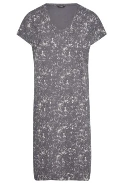 LIMITED COLLECTION - Robe T-Shirt Midaxi Gris Délavé -GrandeTendance Boutique 79672b33 95df 4b 214435 X