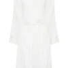 YOURS PETITE - Robe Blanche Crochet Style Kaftan -GrandeTendance Boutique 7a367670 97e4 48 174813 X