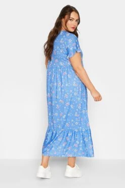 LIMITED COLLECTION - Robe Smocké Maxi Bleue Floral 11 LIMITED COLLECTION - Robe Smocké Maxi Bleue Floral -GrandeTendance Boutique 7aa109a9 4ce1 4f 215604 C