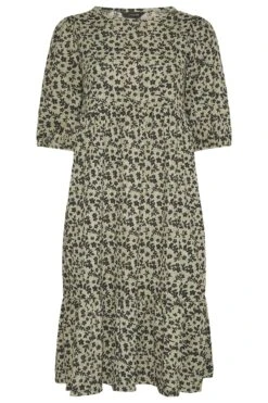 Robe Verte Kaki Floral Volantée -GrandeTendance Boutique 7abfcdb4 6135 4a 300194 F