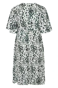 YOURS LONDON - Robe Blanche Dalmatien Style Portefeuille -GrandeTendance Boutique 7ba3ec02 b0aa 41 161349 BK