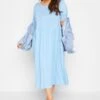 LIMITED COLLECTION - Robe Midi Bleue Ciel Design Uni -GrandeTendance Boutique 7bdb32e1 942a 47 214695 B