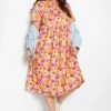 YOURS - Robe Rose & Jaune Floral Smocké Manches Courtes 1 YOURS - Robe Rose & Jaune Floral Smocké Manches Courtes -GrandeTendance Boutique 7bec97ed 3697 4d 137389 A