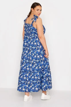 LIMITED COLLECTION - Robe Bleue Marine Maxi Floral à Noeuds 11 LIMITED COLLECTION - Robe Bleue Marine Maxi Floral à Noeuds -GrandeTendance Boutique 7ccbf8e4 5da9 4d 214491 C