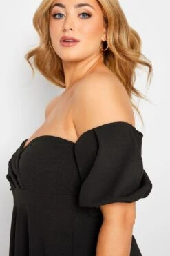 YOURS LONDON - Robe Noire Design Bardot 12 YOURS LONDON - Robe Noire Design Bardot -GrandeTendance Boutique 7d91313c 0f63 45 161295R D