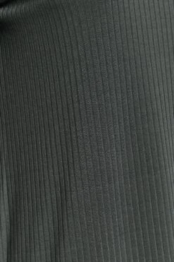 LIMITED COLLECTION - Robe En Gris Charbonneux Nervuré Coupe Midi -GrandeTendance Boutique 7fd02308 8fbc 4b 215195 Z