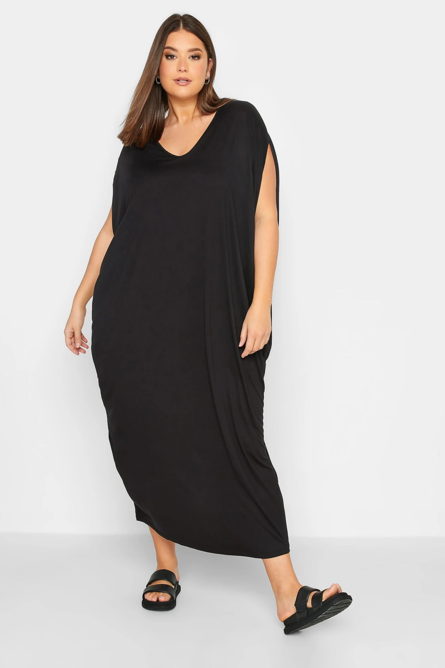 YOURS - Robe Noire De Plage Maxi Sans Manches 5 YOURS - Robe Noire De Plage Maxi Sans Manches – Image 3