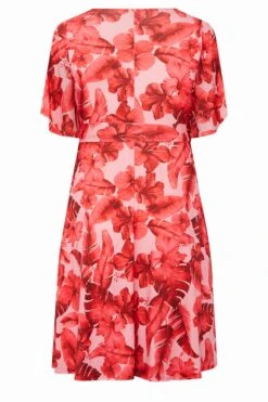 YOURS LONDON - Robe Rose Imprimé Tropical Cache-Coeur 15 YOURS LONDON - Robe Rose Imprimé Tropical Cache-Coeur -GrandeTendance Boutique 80ba11d4 df8f 42 162202 Y