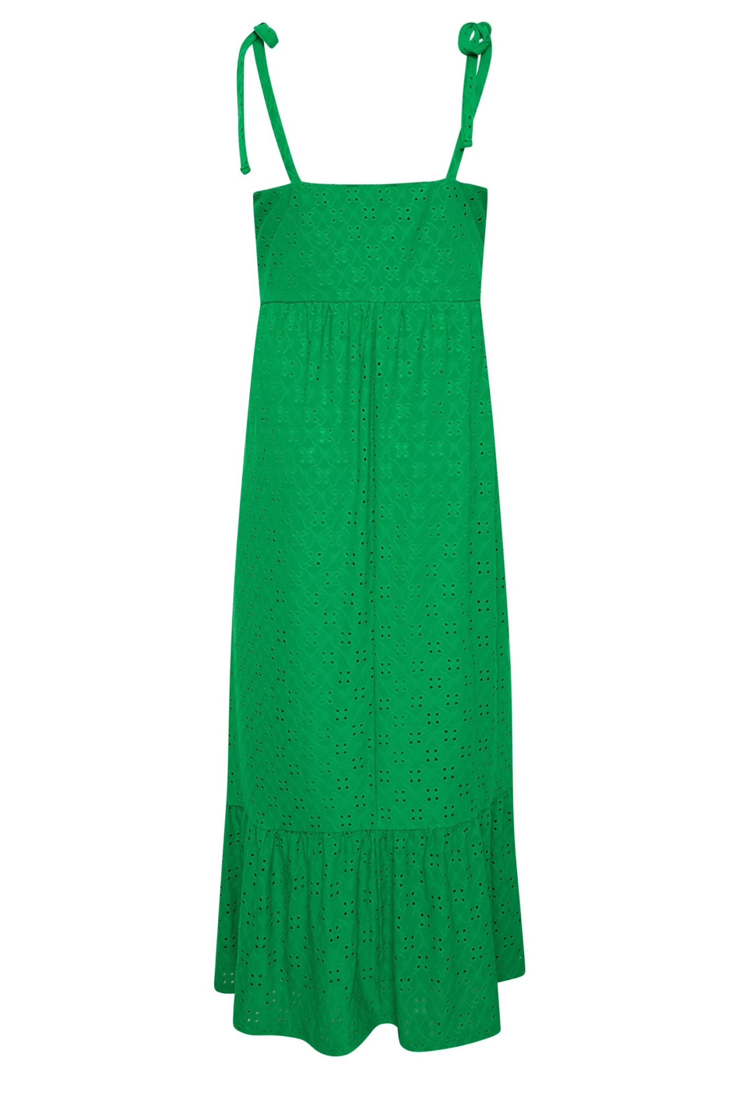 YOURS - Robe Maxi Verte Broderie Anglaise Volantée 9 YOURS - Robe Maxi Verte Broderie Anglaise Volantée – Image 7
