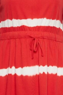 YOURS - Robe T-Shirt Rouge Midi Design Tie & Dye -GrandeTendance Boutique 8500cae1 88d9 42 137270 Z