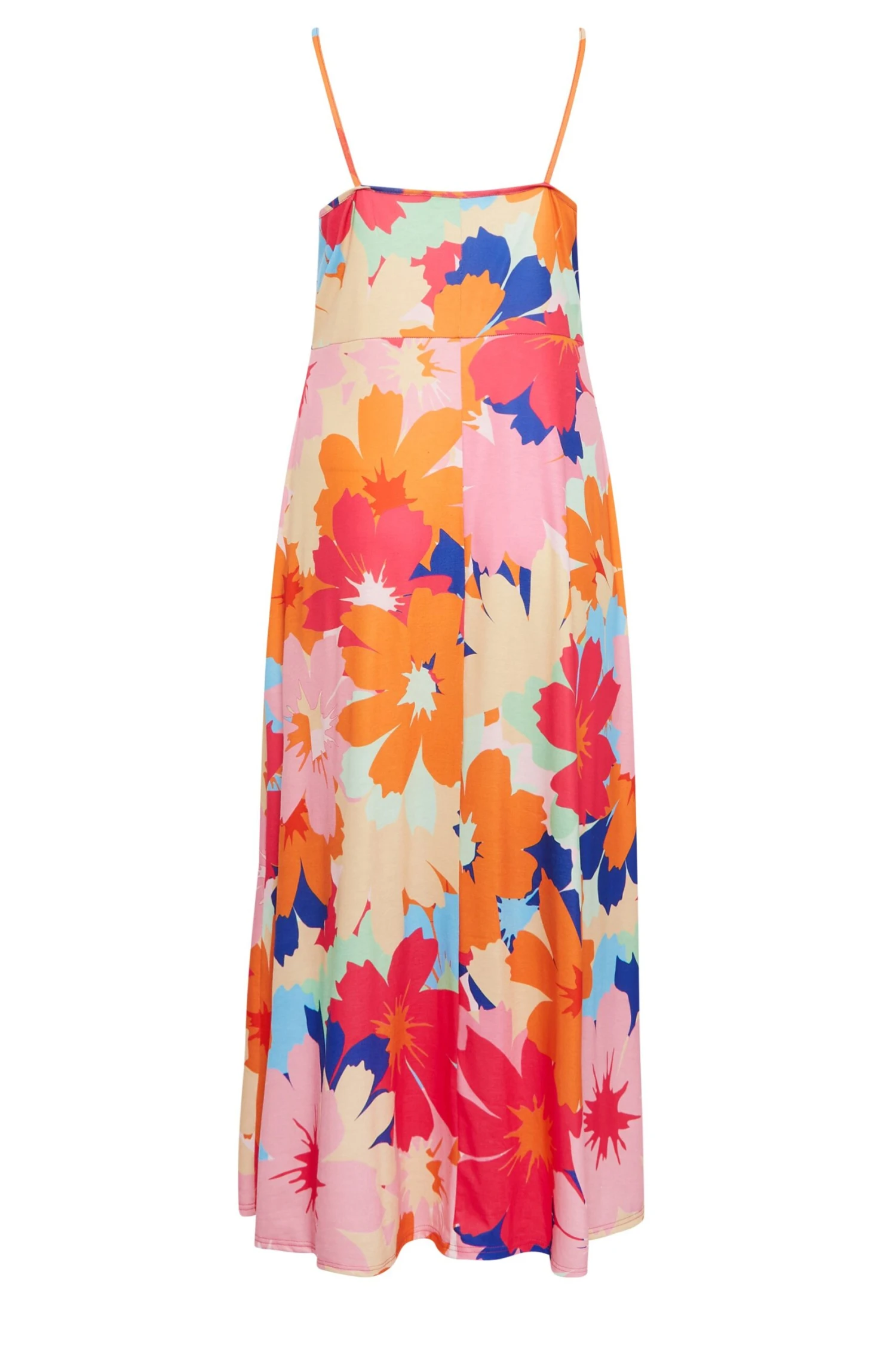 LIMITED COLLECTION - Robe Rose & Orange Floral Longueur Maxi 10 LIMITED COLLECTION - Robe Rose & Orange Floral Longueur Maxi – Image 8