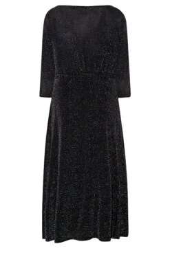 YOURS LONDON - Robe Noire Paillettée Longueur Maxi -GrandeTendance Boutique 87f78196 3f12 49 161641 Y