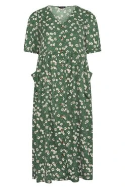 LIMITED COLLECTION - Robe Verte Floral & Pois Smocké 14 LIMITED COLLECTION - Robe Verte Floral & Pois Smocké -GrandeTendance Boutique 899f0240 c42e 43 217022 X