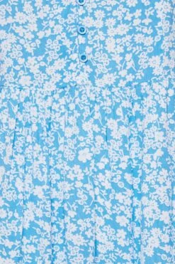 YOURS - Robe Bleue Floral Volanté Fines Bretelles 13 YOURS - Robe Bleue Floral Volanté Fines Bretelles -GrandeTendance Boutique 8d1ab110 919a 4e 137350 Z