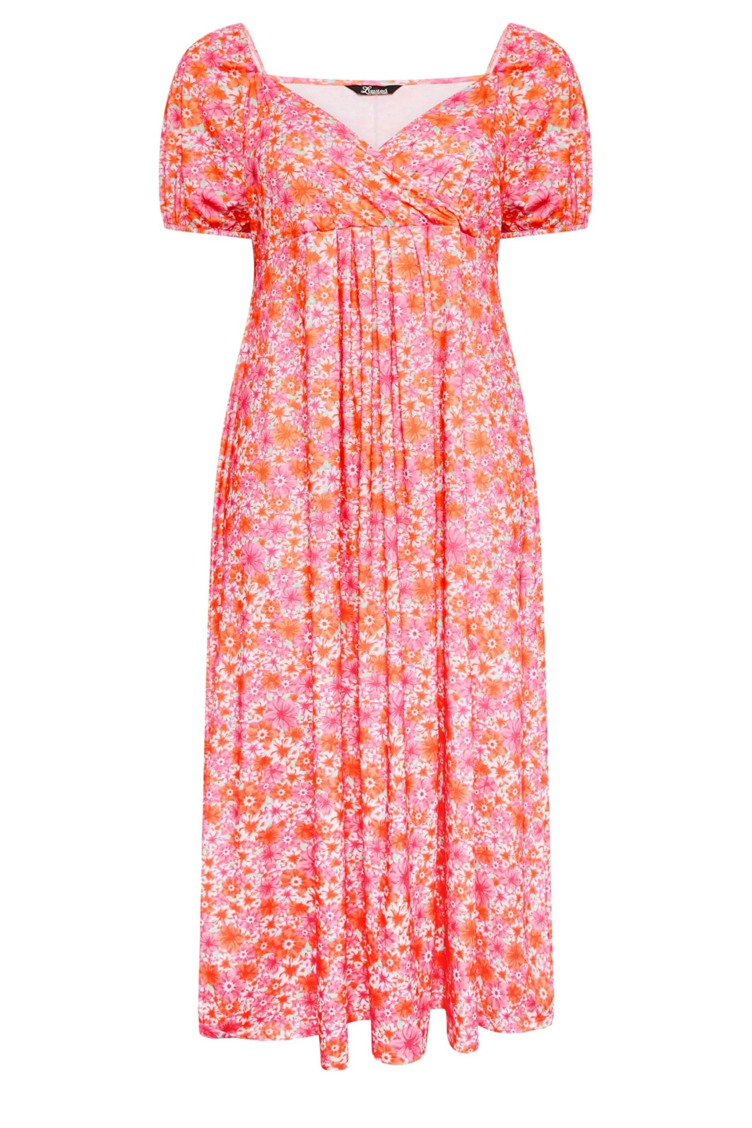 LIMITED COLLECTION - Robe Rose Floral Maxi Design Cache-Coeur 7 LIMITED COLLECTION - Robe Rose Floral Maxi Design Cache-Coeur â Image 5