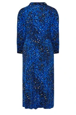YOURS LONDON - Robe Maxi Bleue Animal Plissée -GrandeTendance Boutique 8fc20c03 866c 48 161941 Y