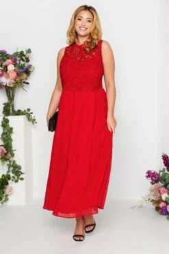 YOURS LONDON - Robe Rouge Maxi En Mousseline Demoiselle D'Honneur 12 YOURS LONDON - Robe Rouge Maxi En Mousseline Demoiselle D'Honneur -GrandeTendance Boutique 8fdc5bd6 aa61 4e 161892 C